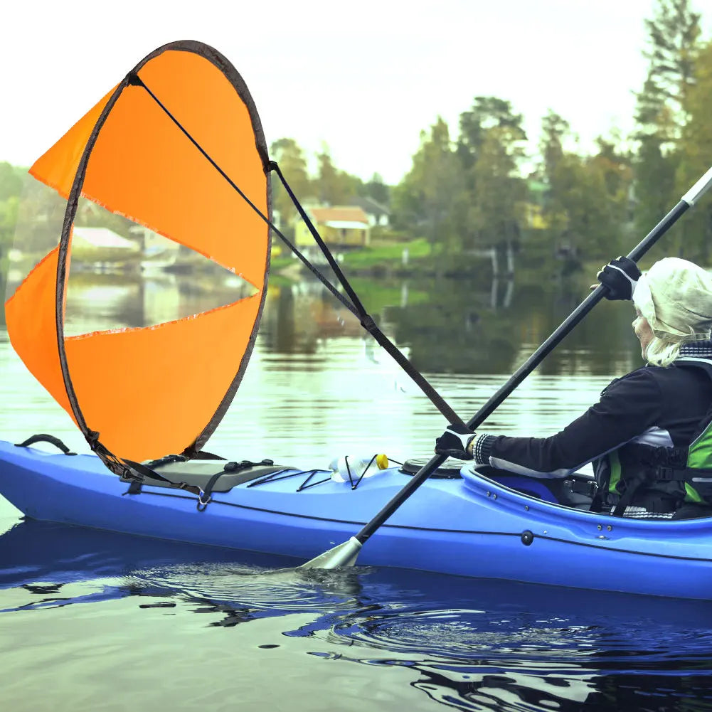 Portable Kayak Wind Sail with Storage Bag