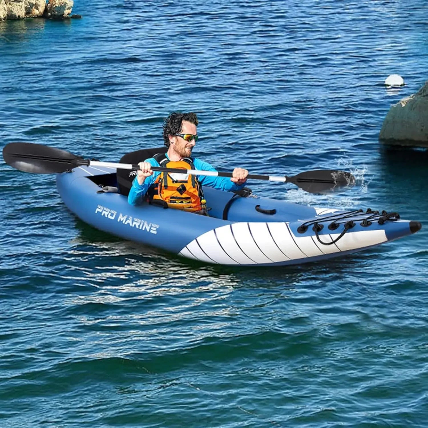 Deluxe Inflatable Touring Kayak Set