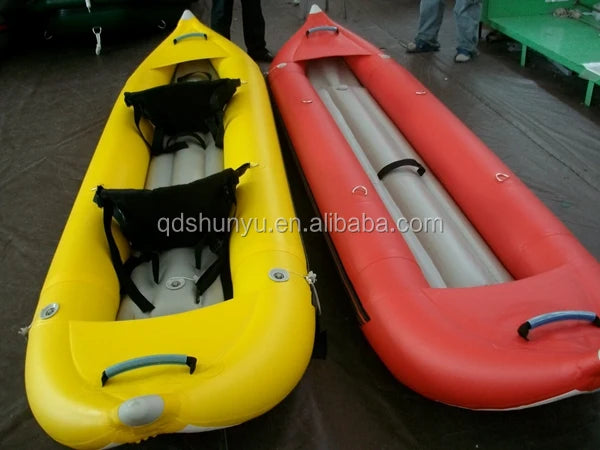 2024 Black Racing Inflatable Kayak 4m