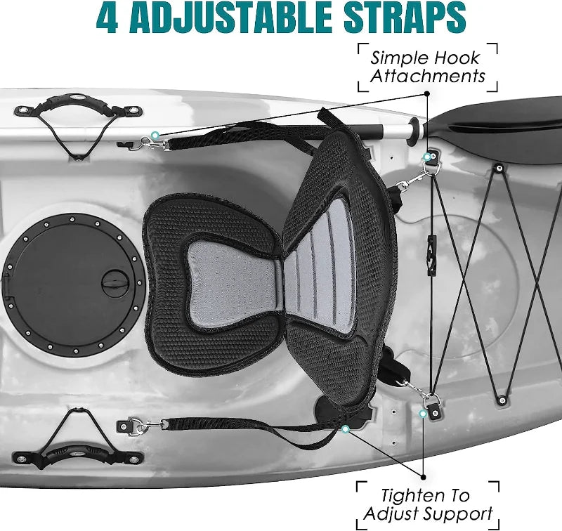 Removable Kayak Seat with High Backrest