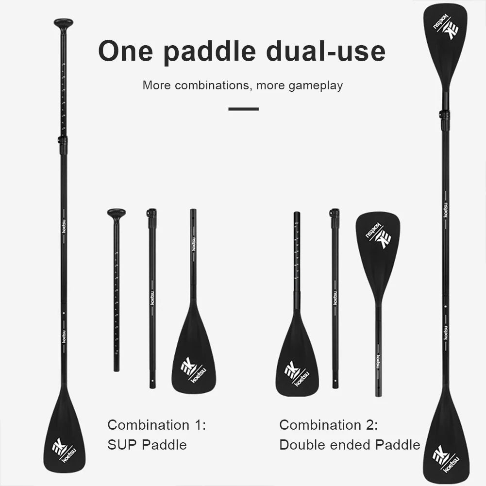 Adjustable Dual-Purpose Aluminum Paddle