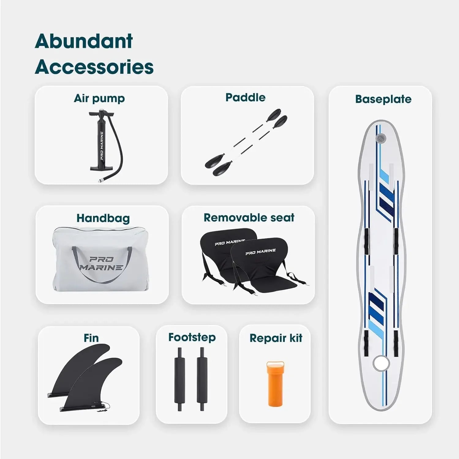 Deluxe Inflatable Touring Kayak Set with Oar & Pump