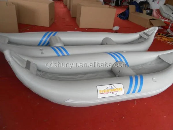 2024 Black Racing Inflatable Kayak 4m