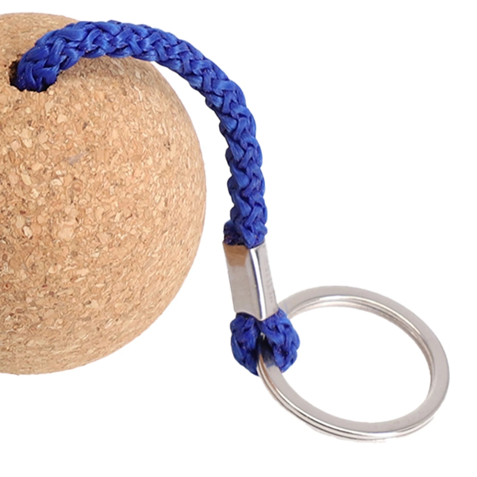 2Pcs Floating Cork Ball Key Rings